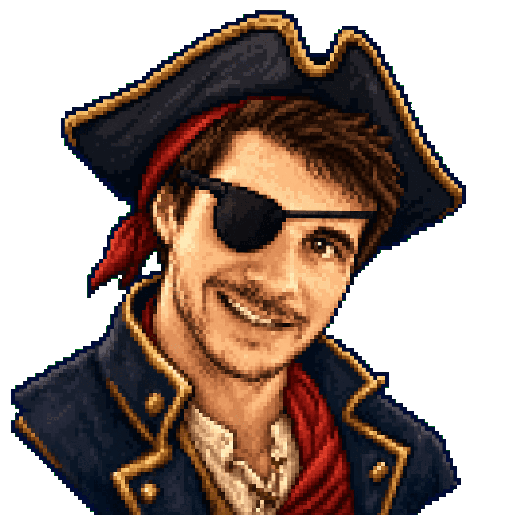 Joao AI Search Pirate portrait